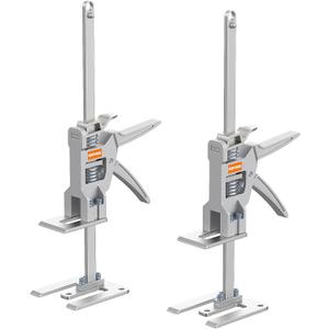 Labor-Saving Arm Jack Multifunctional Construction Jacks, Furniture JacksLift Height 10 inches 400lb Load-Bearing for Installing Windows and Doors, Lifting Furniture, Woodworking Tools (Silver)