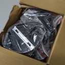 Tuanse 6 Pcs Polished Metal Desktop Lamp E26 E27 Screw Light Bulb Sockets Holder Base Lamp Replacement Base for Holding Bulb 6 Feet Cord on Off Switch Plug(Black)