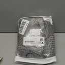 No Hook Shower Curtain and Liner Set,Grey Hotel Waffle Shower Curtain with Liner 75" L x 72" W
