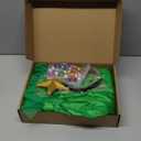 Hillban 23 Pcs Christmas Tree Costume Set Festive Party Dress Outfit Tulle Skirts Star Headband Beard Ornaments for Women (X-Small)