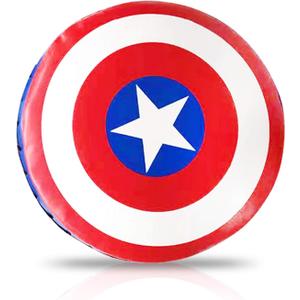 PU Leather Round Taekwondo Karate Punch Strike & Kick Pad Punching Striking & Kicking Target Shield for Boxing Training Practice