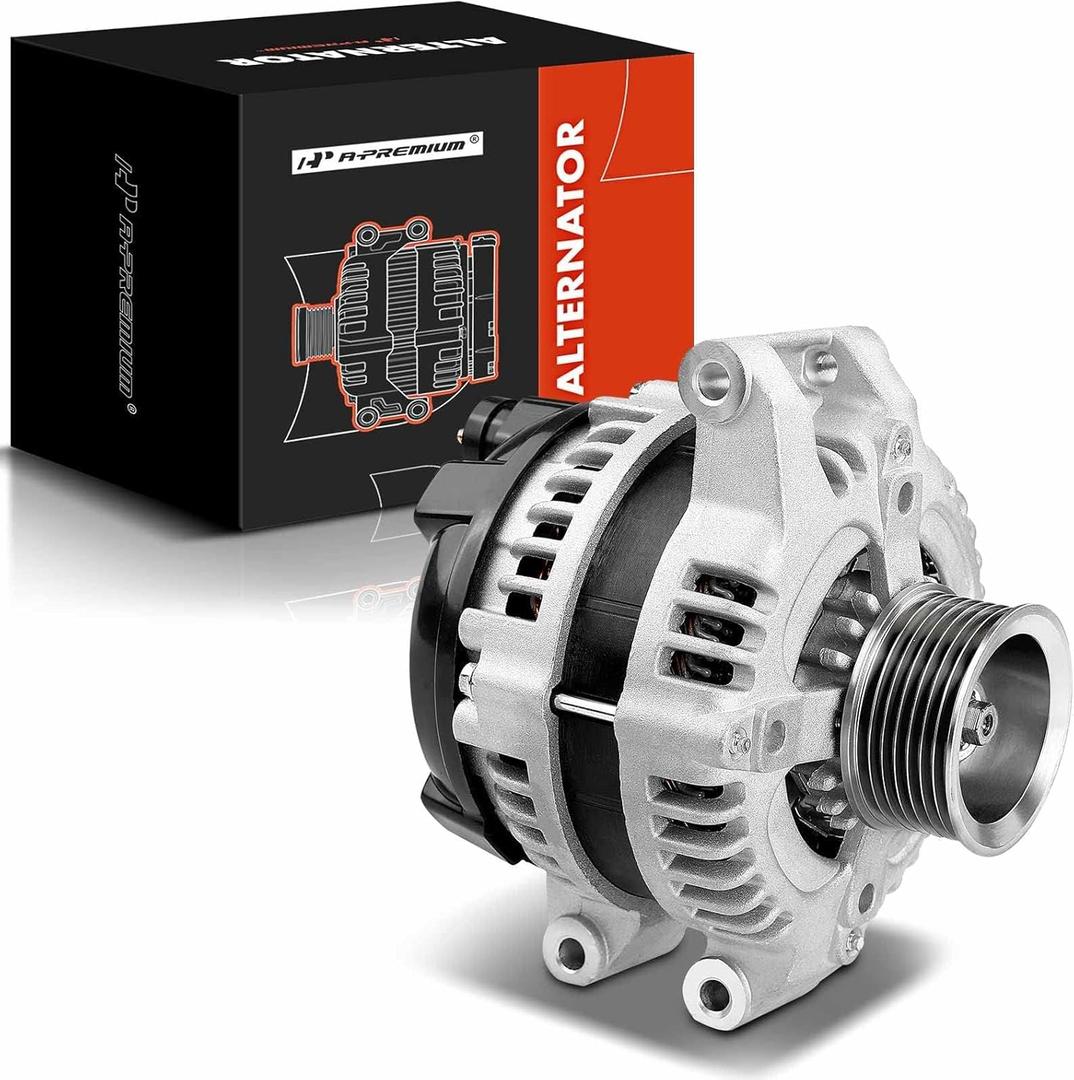A-Premium Alternator Compatible with Honda CR-V CRV 2007-2011, Civic 2006-2011, Accord 2003-2007, Element 2003-2011 & Acura CSX 2006-2008, TSX 2004-2008, 2.0L 2.4L, 12V 105A CW, Replace# 1042104732
