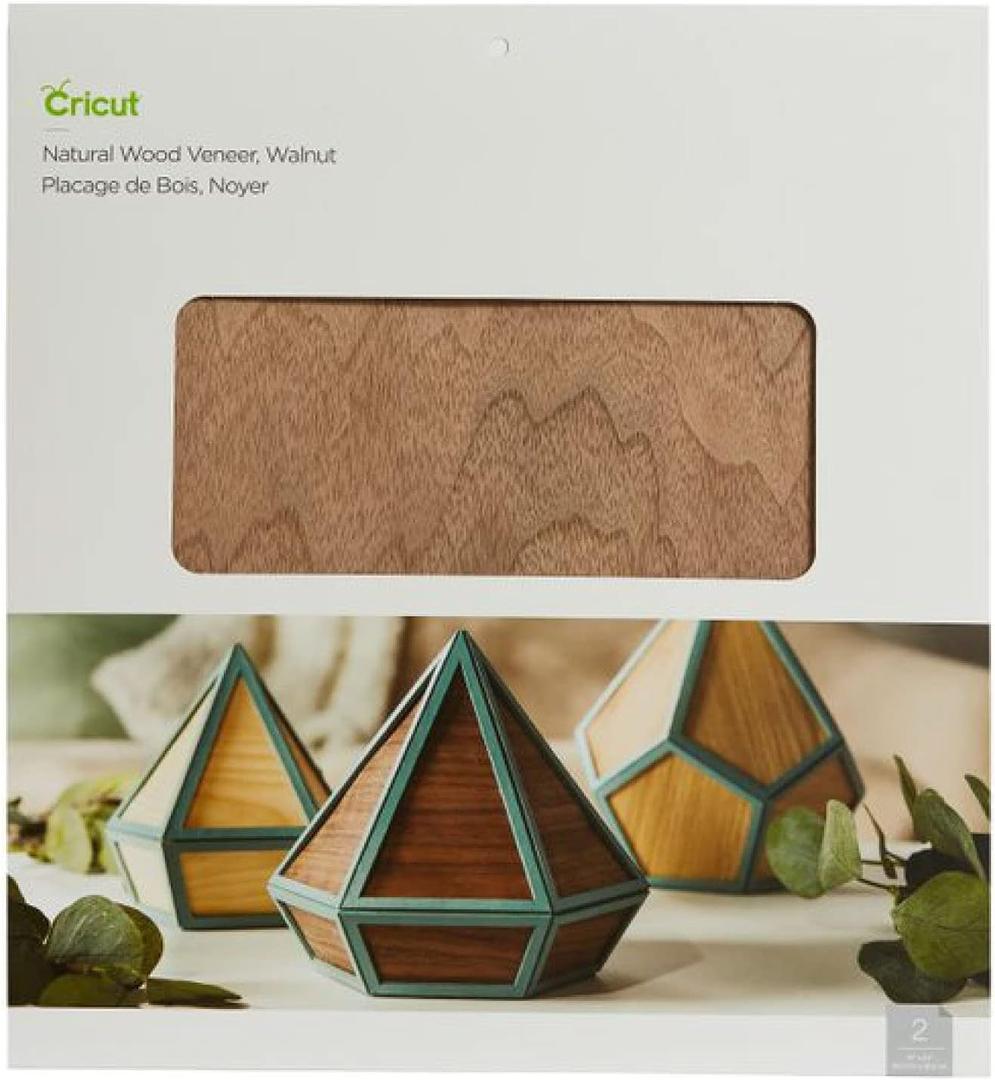 Cricut Natural Wood Veneer, Walnut - for Maker & Explore Machines