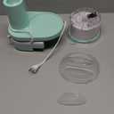 Dash Shaved Ice Maker - Frozen Dessert Maker for Snow Cones, Slushies, Cocktails & More - Easy to Use & Clean - Space-Saving Design - Aqua (One Size (Pack of 1))