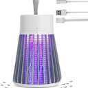 Rechargeable Bug Zapper for Indoor & Outdoor, Portable Mosquito Killer and Fly Trap for Home, Patio, Yard, Garden, and Campsite