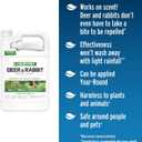 Liquid Fence Deer And Rabbit Repellent Ready-To-Use, Apply Year-Round, 1 Gallon