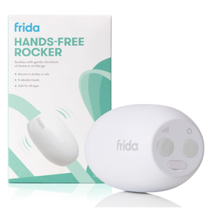 Frida Baby HandsFree Stroller Device with 5 Vibration Levels, Universal Stroller Accessories, Rechargeable Portable Vibration for Cribs & Strollers, WaterResistant Baby Soother