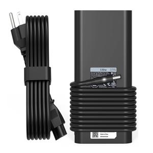 QIOUZW 130W 4.5mm Round Tip AC Adapter Laptop Charger Compatible with Dell XPS 15 7590 9530 9550 9560 9570 OptiPlex 3050 7010 7020 7050 5060 5450 9020 Inspiron Precision 5510 5520 5530 5540 Power cord