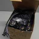 Brightown 38Ft Outdoor String Lights with Remote & 15 Shatterproof LED Bulbs - Waterproof Patio Hanging Lamps for Porch Balcony Bistro Cafe