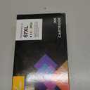 SAILNER 67XL HP Printer Ink, Replacement for HP Ink 67 for HP 67 Ink cartridges Black/Color Combo Pack, Compatible with DeskJet 2755e 2855e 2700e 4155e 2734e 2827e 4100e Envy 6055 6455e Printer 67XL