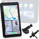 Carplay Screen for Car, 7 Inch Portable Touch Screen Car Stereo with Wireless Carplay & Android Auto, Landscape & Portrait Screen, GPS Navigation, Bluetooth, Airplay/Mirror Link, Voice Control, AUX