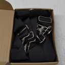 Nylon Stall Guards for Horses with Adjustable Straps and Sturdy Snap Hooks 57 x 18 Inch Mesh Doors for Horses Black Stall Gate with 6 Nails to Keep Horse Securely