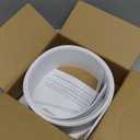 82.5" x 3.5" White PVC Vertical Blind Replacement Slats Curved Smooth (5 Pack)