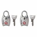 Master Lock 4689T TSA Approved Keyed Lock, 2 Pack, Colors May Vary