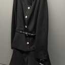 Maison Tara Womens 2-Piece Long Sleeve Wide-leg Jumpsuit, Size 8