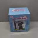 Fishboy Talking ATM Piggy Bank for Kids with Dual Debit Cards, Power-Off Memory, Auto-Opening Drawer for Real Money for Boys, Onekey Shutdown, Bill Feeder, Coin Recognition, Balance Calculator Machine (Black/Silver)