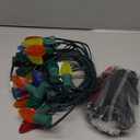 Fanovo 25.7ft Christmas Pathway Lights Outdoor with C9 Strawberry 20 LED Bulbs, Multicolor Christmas Walkway String Lights with Stakes for Driveway, Yard, Patio, Connectable & Weatherproof