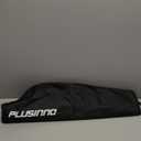 PLUSINNO 27" Fly Fishing Rod and Reel Combo, 4 Piece Lightweight Ultra-Portable Graphite Fly Rod 5/6 Complete Starter Package with Carrier Bag