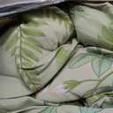 Leaves Throw Blanket,Green Plants Pattern Soft Cozy Warm Flannel Blankets for Sofa Couch Bed Gifts for Lover Kids Women