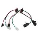 2PCS Headlight Wiring Harness Lamp Light Wire for 2012-2018 Ram 2500/3500/4500/5500, 2011-2022 Ram 1500 - Only for Quad Halogen, Replaces 68193062AB 68193062AA