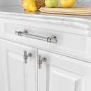 Asidrama 9 Pack Brushed Satin Nickel Kitchen Cabinet Knobs Dresser Knobs Drawer Knobs Cabinet Hardware Zinc Knobs for Dresser Drawers