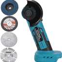 Brushless Mini Angle Grinder Compatible with Makita 18V Battery(Not Included),Cordless Electric Grinding Tool,19500rpm Compact Power Handheld Cutter for Metal Grinding,Cutting