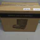 Record Player 3 Speed Bluetooth Portable Suitcase Vinyl Player with Built-in Speakers Turntable Enhanced Audio Sound PU Leather Vintage