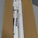 Coat Rack, Freestanding Coat Racks with 8 Hooks 2 Adjustable Height, Tree Coat Rack for Bedroom, Hallway, Entrance, Office, Hats, Handbags,Purse (White)