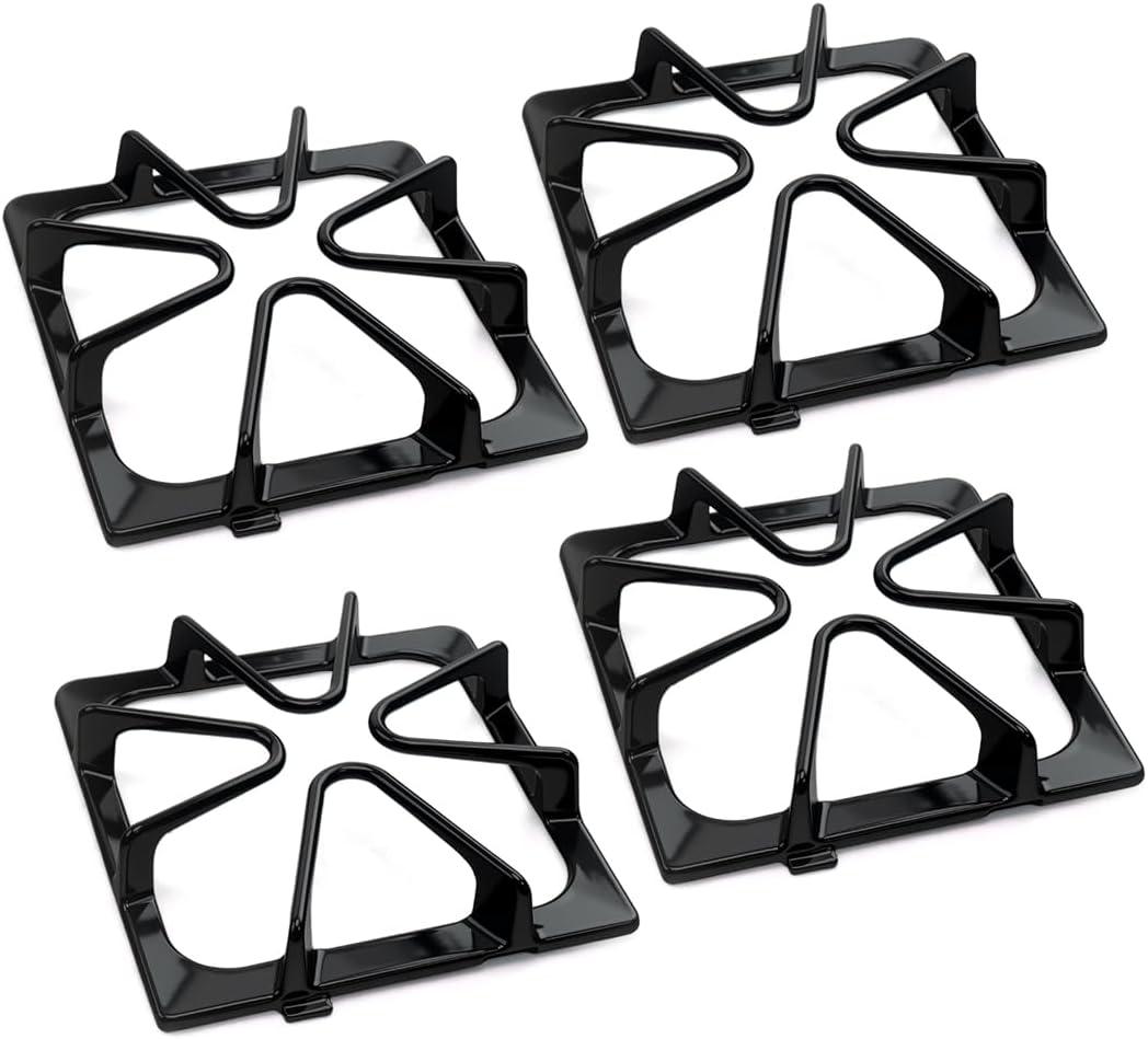 W10447925 Cast Iron Stove Grates Replacement for Whirlpool Stove Parts Gas Burner Grate for Maytag Amana Inglis Kirkland Kenmore Range Cooktop Parts