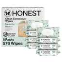 The Honest Company Multi-Use Baby Wipes, Geo Mood, Unscented, 576 Count