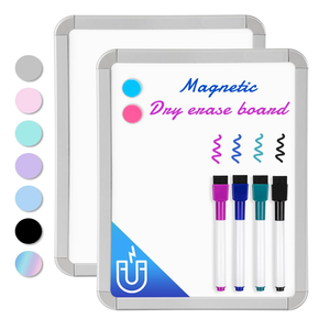 Small Dry Erase Whiteboard, 8.5 x 11 Inches White Board for Kids, Students, Fridge, Locker, Mini Dry Erase Board