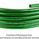 Mytee Products 3/8" OD x 50' Green SAE J844 Nylon Air Brake Tubing DOT Approved | Pneumatic Nylon Air Line Hose for Brake System