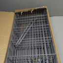 Homdox 6-Tier Storage Shelf Wire Shelving Unit Free Standing Rack Organization with Caster Wheels, Stainless Side Hooks, Silver Gray | Rack Organization, with Caster Wheels, Stainless Side Hooks, 21.26*11.42*72.05 inch