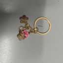 20 Pack Cute Flower keychains for Women Flowers Charms Enameled Car Keyring Charm Aesthetic Keychain White/Pink/Black Flower Charm for Handbags Purse Bag Wallet Accessories
