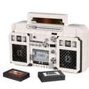 Retro Mini Radio Building Blocks Set Gifts for Christmas, Birthday, Valentine's Day, Thanksgiving, 645pcs Vintage Radio Toys Model for Adults Girls Boys Kid Toys