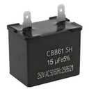 297286803 297286804 Refrigerator Run Capacitor 15uF 250VAC Replacement Compatible with Select Frigidaire Kenmore 253-Series Refrigerators Freezers, Replaces 218909915 216985001, Verify Size & Terminal