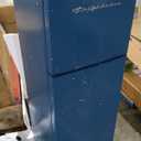 Frigidaire Retro Apartment Size Refrigerator with Top Freezer - 2 Door Fridge with 7.5 Cu Ft of Storage Capacity, Adjustable Spill-Proof Shelves, Door & Crisper Bins, Azure (Blue)