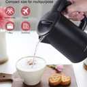0.8L Electric Kettle Stainless Steel, 800 Watts Small Electric Kettle 27 Ounce Fast Boil Auto Shut-off, Portable Water Boiler for Small Kitchen, Business Trip and More