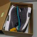 Orthofeet Men's Orthopedic Knit Lava Sneakers (10.5, Dark Grey)