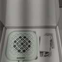 JODSONE 6000RPM Mini Nail Dust Collector Low Noise Powerful Suction Portable Nail Salon with 30 Filters (Light Green)