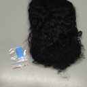 Liqusee 7x6 Burmese Curly Glueless Wigs Human Hair Pre Plucked Pre Cut 250% Density Drawstring Wig for Black Women 7x6 HD Lace Front Wigs Human Hair Glueless Wear and Go Nautural Color 22 Inch