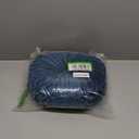 HLOVME Round Velvet Pillow for Couch Small Handmade Decorative Throw Pillow for Bed Bedroom 13.7 Dark Blue