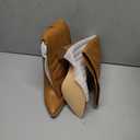 Juliet Holy Women's Knee High Boots Stacked Block Heel Pointed Toe Riding Boots 7