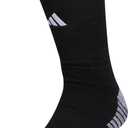adidas 5-Star Football Crew Socks for Men and Womens Team Sports Discontinued (X-Large, Black/White/2.0)