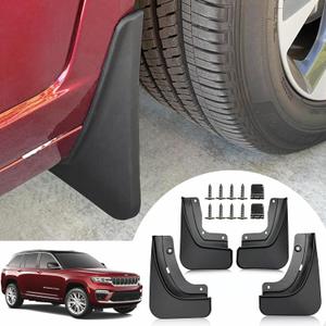 Mud Flaps for Jeep Grand Cherokee 2025 2024 2023 2022 - All Weather Front & Rear Splash Guards Accessories, No Drilling Required for Jeep Grand Cherokee 2-Row Exterior Accessories (Non L) - 4PCS