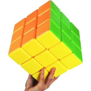 Super 3x3x3 Stickerless Speed Cube 18cm Large Educational Toy