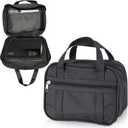 Durable Canvas Scripture Carrying Case | Protective Holder & Organizer for LDS Quad or Triple Combination | Book Bag for Scriptures (Black)