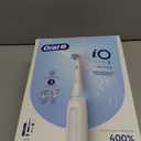 Oral-B iO Deep Clean Rechargeable Electric Powered Toothbrush, White with iO Series 3 Limited, 2 Brush Heads and Travel Case - Pressure Sensor to Protect Gums - 3 Cleaning Settings - 2 Minute Timer (1 Count (Pack of 1))