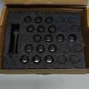 3/8-24 ATV Lug Nuts,16 Pack 3/8x24 Polaris Wheel Nut Cone Acorn Seat with 6 Spline Socket Key for Polaris Ranger RZR Sportsman 335 400 500 550 570 600 700 800 900 XP