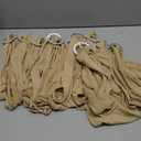 Spandex Chair Sashes Bows - Babenest 50PCS Premium Stretch Chair Cover Band with Buckle Slider Universal Elastic Chair Ties for Easter Wedding Party Ceremony Reception Banquet Decoration (Champagne)